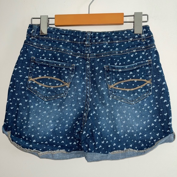 George heart denim distressed shorts - Picture 2 of 4